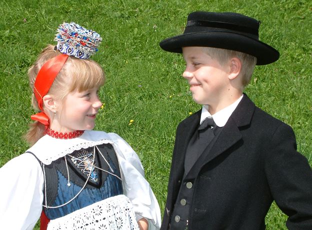 Traditional costume day in Sonntag